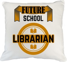 Make Your Mark Design School Librarian. Graduation White Pillow Cover for Colleg - £18.47 GBP+