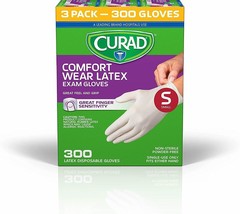 CURAD Comfort Wear Latex, Vinyl Exam Gloves - £36.19 GBP
