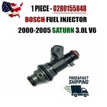 OEM Bosch Fuel Injector Set ( 1 ) 0280155848 for 2000-2005 Saturn 3.0L V6 - £127.89 GBP