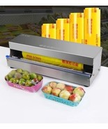 Stainless Manual Film Wrapper, 10–18” Stretch Wrap Dispenser, Steel Body - $1,107.02 MXN