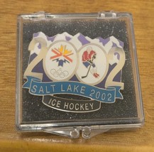 2002 Salt Lake Olympic Pin Ice Hockey Event LE 1973/5000 New Old Stock - $14.85