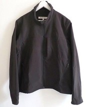 Kenneth Cole men's black full zip lightweight jacket size LARGE fleece-lined EUC - $49.48