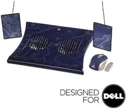 Targus Bleu Notebook Refroidissement Chill Tapis ,Stereospeakers &amp; Fil S... - £43.51 GBP