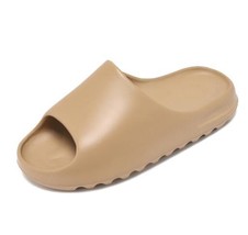 Summer Slippers Women Men Casual Beach Shoes Light Brown 37 - £13.58 GBP