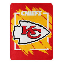 Kansas City Chiefs Plush 46&quot; by 60&quot; Micro Raschel Throw Blanket - NFL - £22.47 GBP