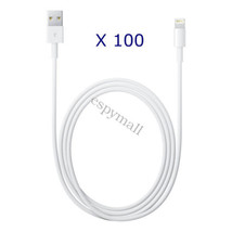 100x OEM Apple iPhone 6S Plus 5S Lightning Charger Cable Charging Data Sync Cord - $62.36