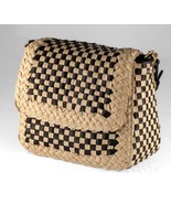 Clare V Louis Checkered Woven Leather Flap Bag w/ Dust Bag - $647.11 CAD