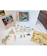 Disney&#39;s The Little Mermaid 3-D VTG 1990 Board Game Milton Bradley COMPLETE - $514.82 MXN