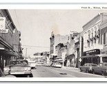 Front Street View Milton Pennsylvania PA UNP B&amp;W Postcard R16 - £3.90 GBP