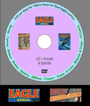 Eagle Comic Annuals, Specials &amp; v20 (1969) EVERY ISSUE on DVD. UK Classic Comics - £4.97 GBP