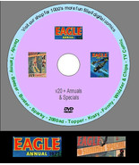 Eagle Comic Annuals, Specials &amp; v20 (1969) EVERY ISSUE on DVD. UK Classi... - £4.81 GBP