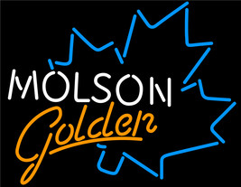 Molson Golden Blue Maple Leaf Neon Sign - £550.05 GBP