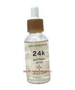 SpaScentials  24k Gold Flakes Serum Plump &amp; Smooth 30ml New - $19.29 CAD