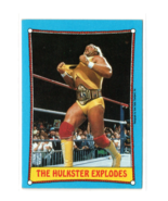 1987 Topps WWF Hulk Hogan #26 -The Hulkster Explodes Wrestling Superstar... - $5.09 CAD