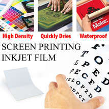 100 Sheets 13&quot; x 19&quot; Waterproof Inkjet Transparency Film Silk Screen Pri... - £76.09 GBP