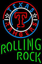 Rolling Rock MLB Texas Rangers Neon Sign - $699.00