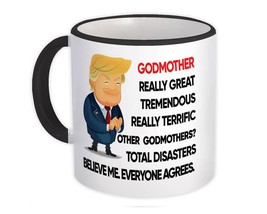 Gift For Godmother : Gift Mug Donald Trump Terrific Godmother Funny Christmas - £12.74 GBP