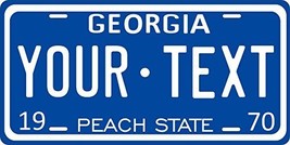 Georgia 1970 Personalized Tag Vehicle Car Auto License Plate - £13.18 GBP