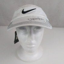 NWT Nike Golf Unisex White Adjustable Signed Visor Cap - £11.62 GBP