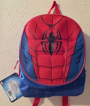 Marvel Spiderman Little Boy&#39;s Molded Chest Backpack Great For PreSchool,... - £15.69 GBP