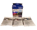 Genuine Brother LC401 3 Pack Printer Ink Cyan Magenta Yellow Exp 03/2026... - £26.40 GBP