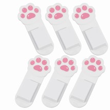 6pcs White Cat Paw Toilet Lid Handle Covers - $514.41 MXN