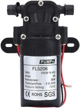 36W Diaphragm Pump, Mini Water Pump Double Straight Tube Agricultural, D... - $42.99