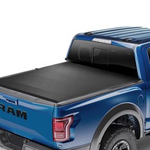 VEVOR Quad-Fold Tonneau Cover Truck Bed Cover for 2002-2024 Dodge Ram 1500 PVC - $351.44 CAD