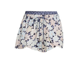 Vanilla Star Juniors Flyaway Printed Woven Shorts Retro Twin Print Floral Sz S - £13.30 GBP