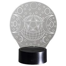 Triple Moon 3D LED Light - $28.81