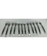 12 Oxford Hall Stainless Cocktail- Seafood Forks  6 1/8&quot; 3 Tine - $17.94 CAD