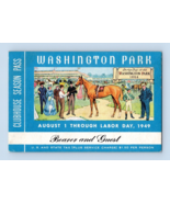 1949 Washington Park Racetrack Chicago IL Clubhouse Season Pass K14 - $15.79