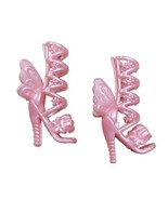 Mattel Barbie Doll Shoes, Dreamtopia Pearl Pink Butterfly Wings High Heels - £8.08 GBP