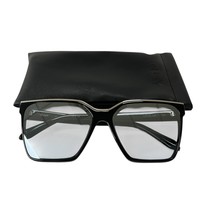 Quay Australia Level Up Square Sunglasses Black Silver Flash - $88.11