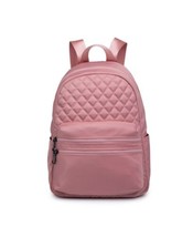 Urban Expressions Bailey Diamond Quilt Backpack Color Baby Pink Size One Size - £70.95 GBP