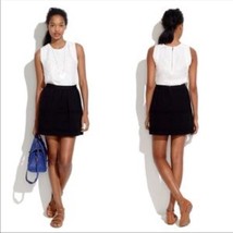 Madewell a-line black mini short skirt women&#39;s size 2 - $28.78