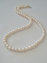 18’’- 5mm Cultured Freshwater Pearl Necklace - £44.60 GBP