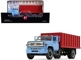 1970s Chevrolet C65 Grain Truck with Corn Load Baby Blue and Red 1/34 Diecast M - £89.31 GBP