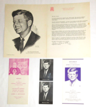 John F. Kennedy Genuine 6 Piece Set Cardinal Cushing Requiem Mass Sermon Eulogy - £139.88 GBP