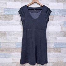 Horny Toad &amp; Co Athleisure Skater Dress Gray Cap Sleeve Tencel Womens Medium - £35.83 GBP