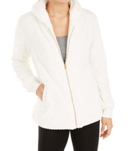 allbrand365 designer Womens Plus Size Warm Up Hoodie Size 1X Color Bright White - £56.48 GBP