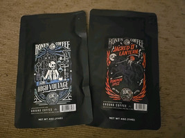 2 Pc Mix Bones Coffee High Voltage/Jacked O Lantern Ground 4 oz (YY40) - £15.69 GBP