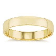 3.6 mm 14K Yellow Gold Wedding Band Ring - £217.35 GBP