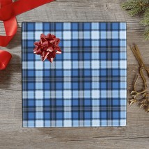 Wrapping Paper Gift Wrap  Blue Plaid  1 - £19.11 GBP
