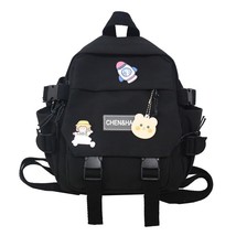 2022 New Korean Style Canvas Small Mini Backpack for Women Fashion Travel Cute B - £23.04 GBP