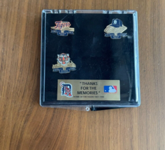 Detroit Tigers Thanks For Memories Pin Set Tiger Stadium 1999 3 Pins Onl... - $15.00