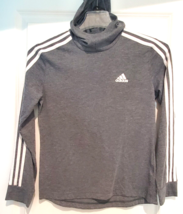 Adidas Aeroready Hoodie Womens Small Gray Athletic Long Sleeve Shirt - $19.90