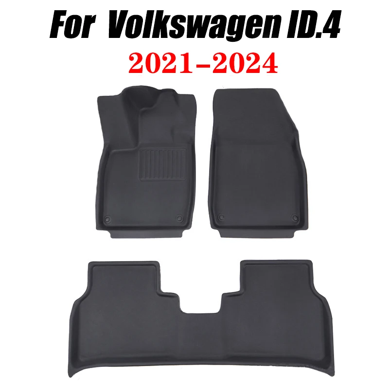 3D Car Floor Liner Mats For Volkswagen ID.4 2021 2022 2023 2024 XPE All-weather - £179.35 GBP