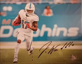 Jaylen Waddle Miami Dolphins Hand Signed Autograph  Photo 8x10 COA - £72.30 GBP