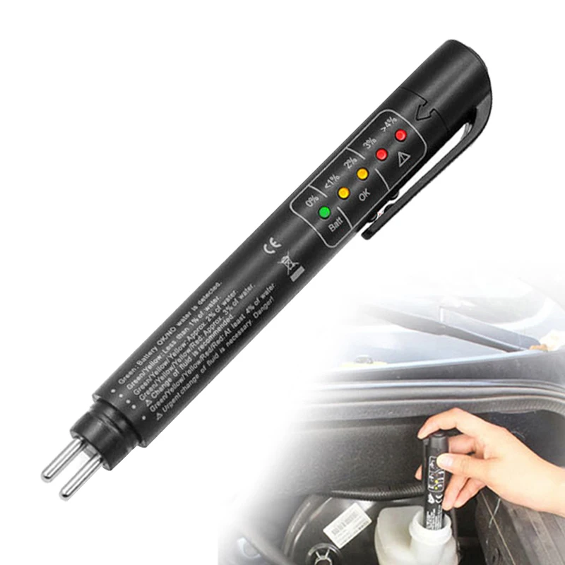 Universal Brake Fluid Tester Diagnostic tools - Accurate Oil Quality LED Brake - £11.22 GBP